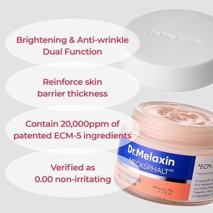 Dr.Melaxin Necksphalt Firming Cream with ECM-5 20,000ppm